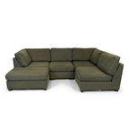 Knightsbridge Forest Green Full Corner Modular Sofa