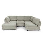 Knightsbridge Grey Full Corner Modular Sofa