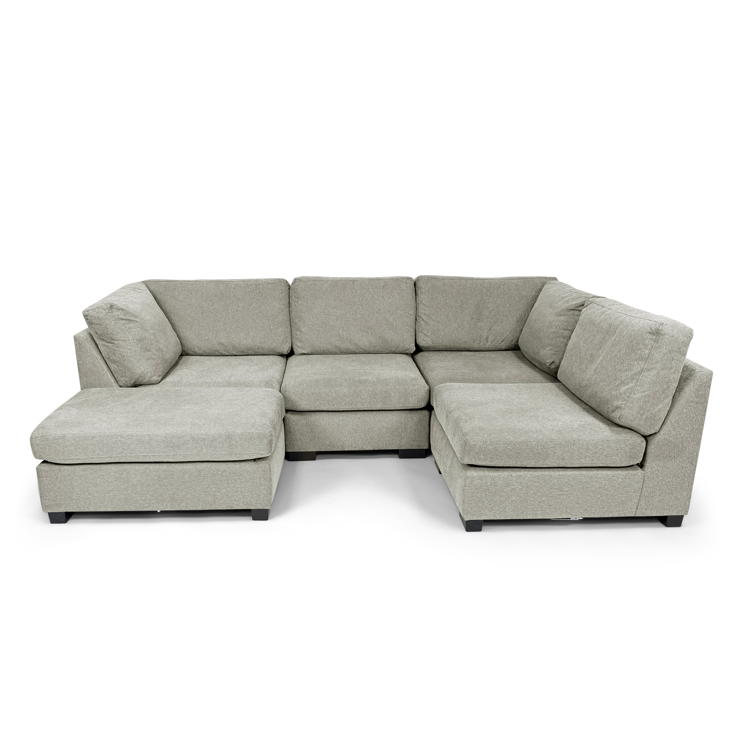 Knightsbridge Grey Full Corner Modular Sofa