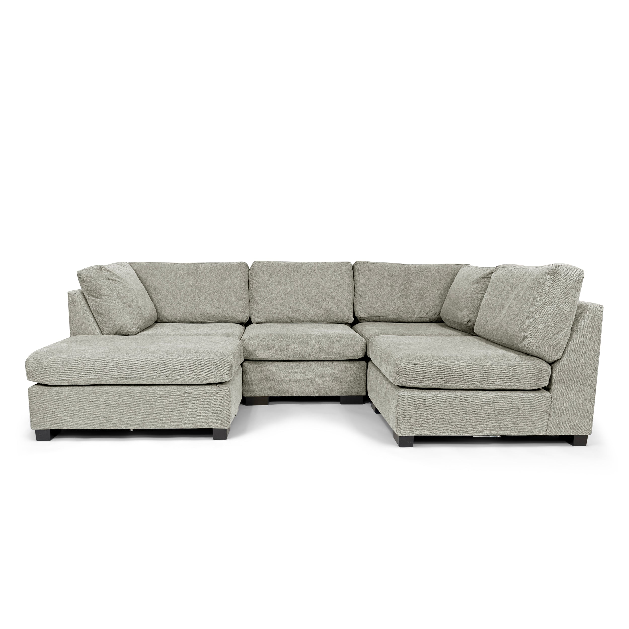 Knightsbridge Grey Full Corner Modular Sofa
