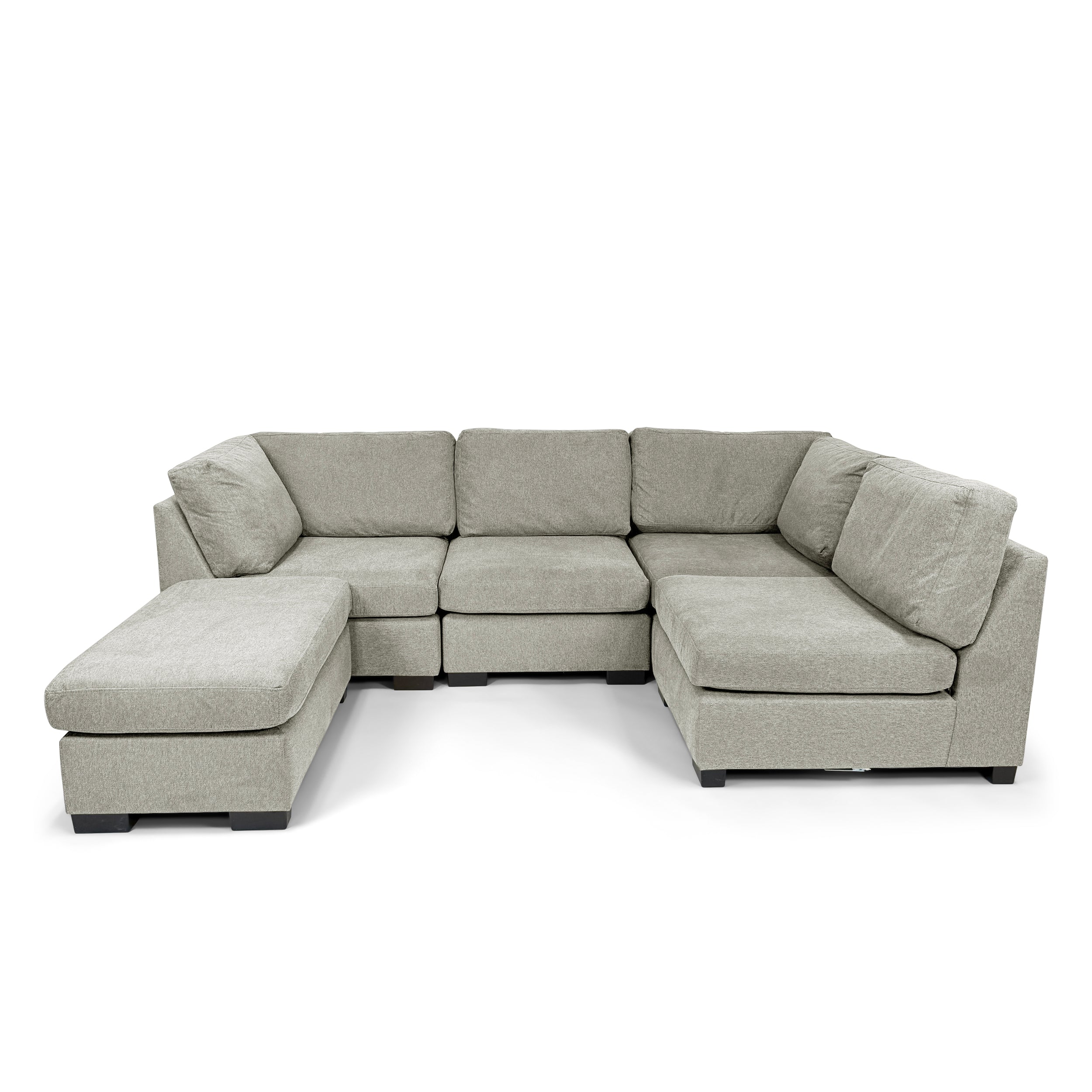Knightsbridge Grey Full Corner Modular Sofa