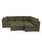 Knightsbridge Forest Green Full Corner Modular Sofa