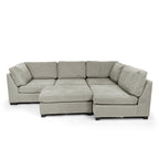 Knightsbridge Grey Full Corner Modular Sofa