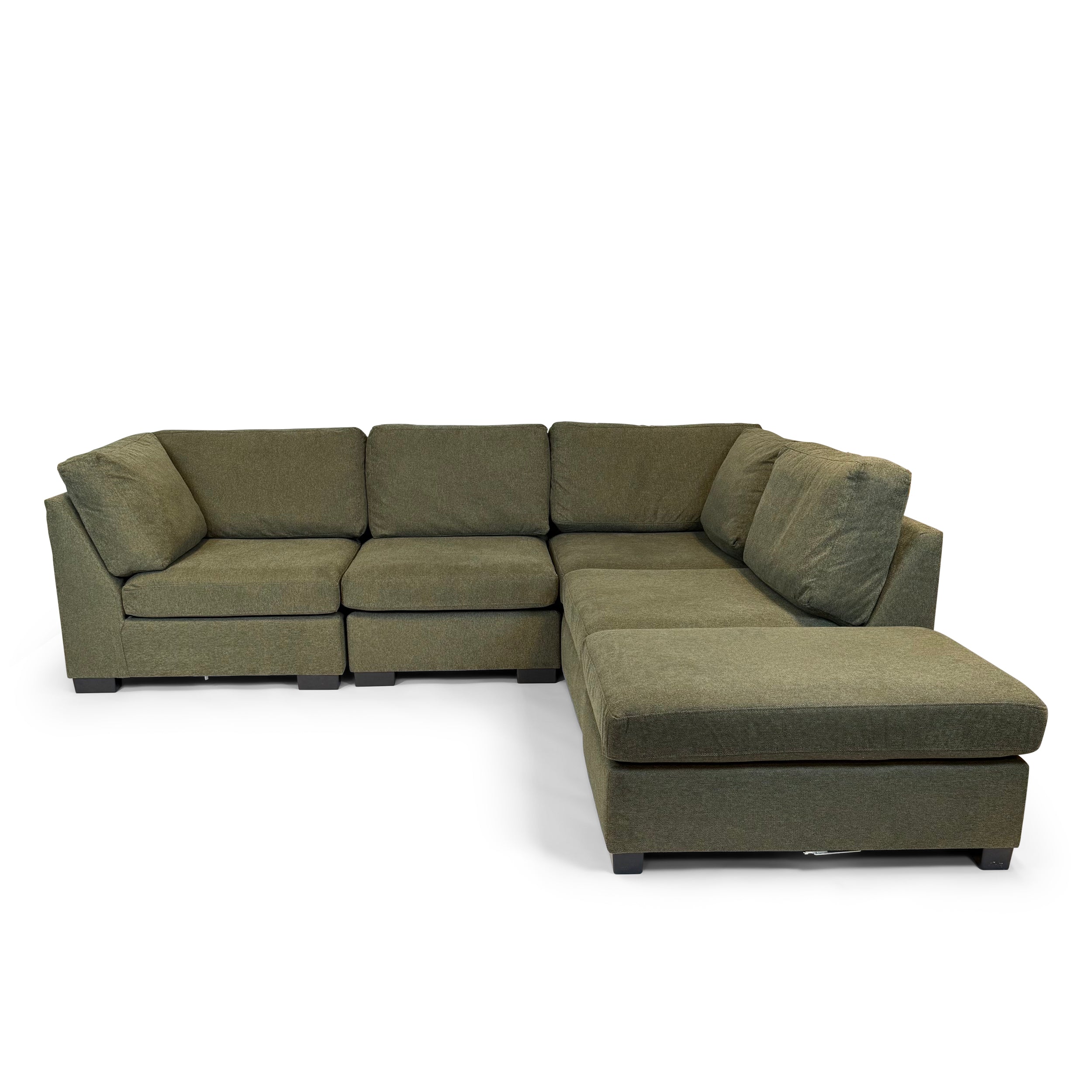 Knightsbridge Forest Green Full Corner Modular Sofa