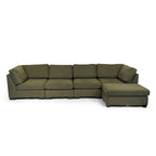 Knightsbridge Forest Green Full Corner Modular Sofa