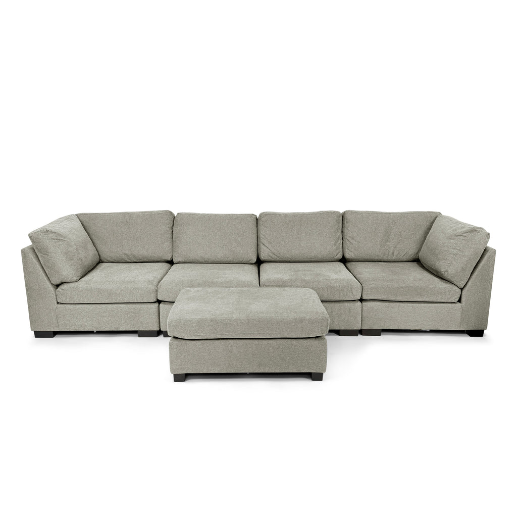 Knightsbridge Grey Full Corner Modular Sofa