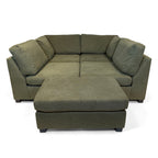 Knightsbridge Forest Green Full Corner Modular Sofa