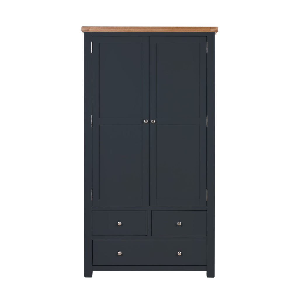 Cambridge Blue Painted Oak Larder Unit