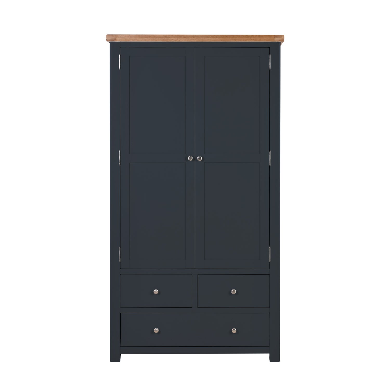 Cambridge Blue Painted Oak Larder Unit