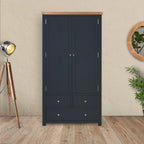 Cambridge Blue Painted Oak Larder Unit