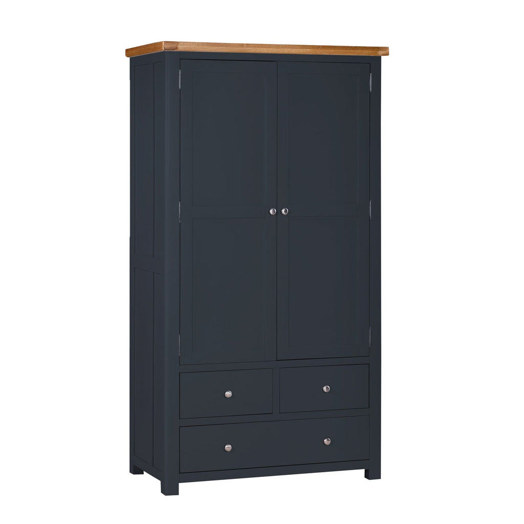 Cambridge Blue Painted Oak Larder Unit