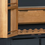 Cambridge Blue Painted Oak Larder Unit