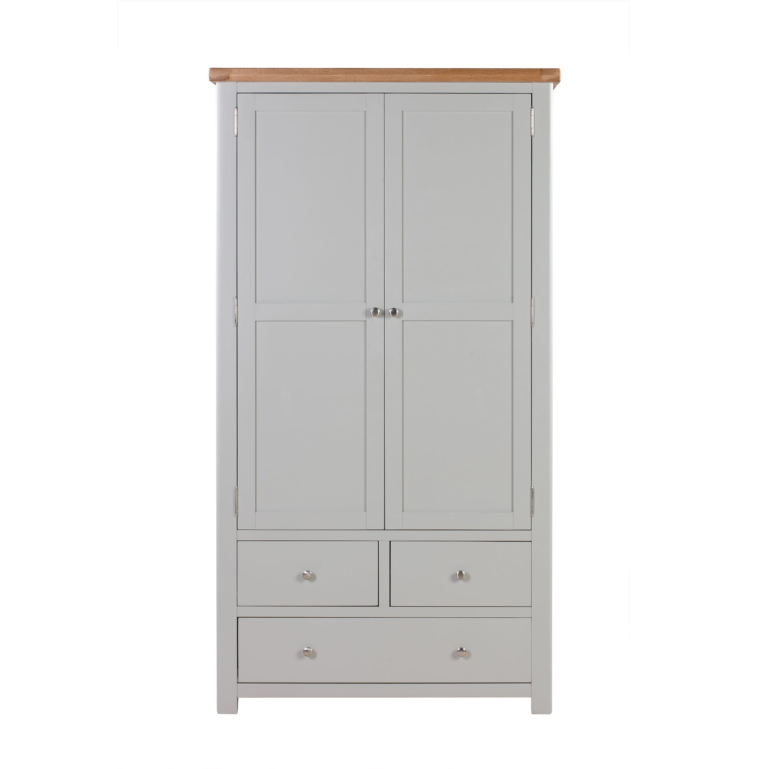 Cambridge Grey Painted Oak Larder Unit