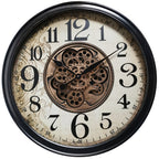 Vintage Elegant Antique Style Cog Clock | 66 cm