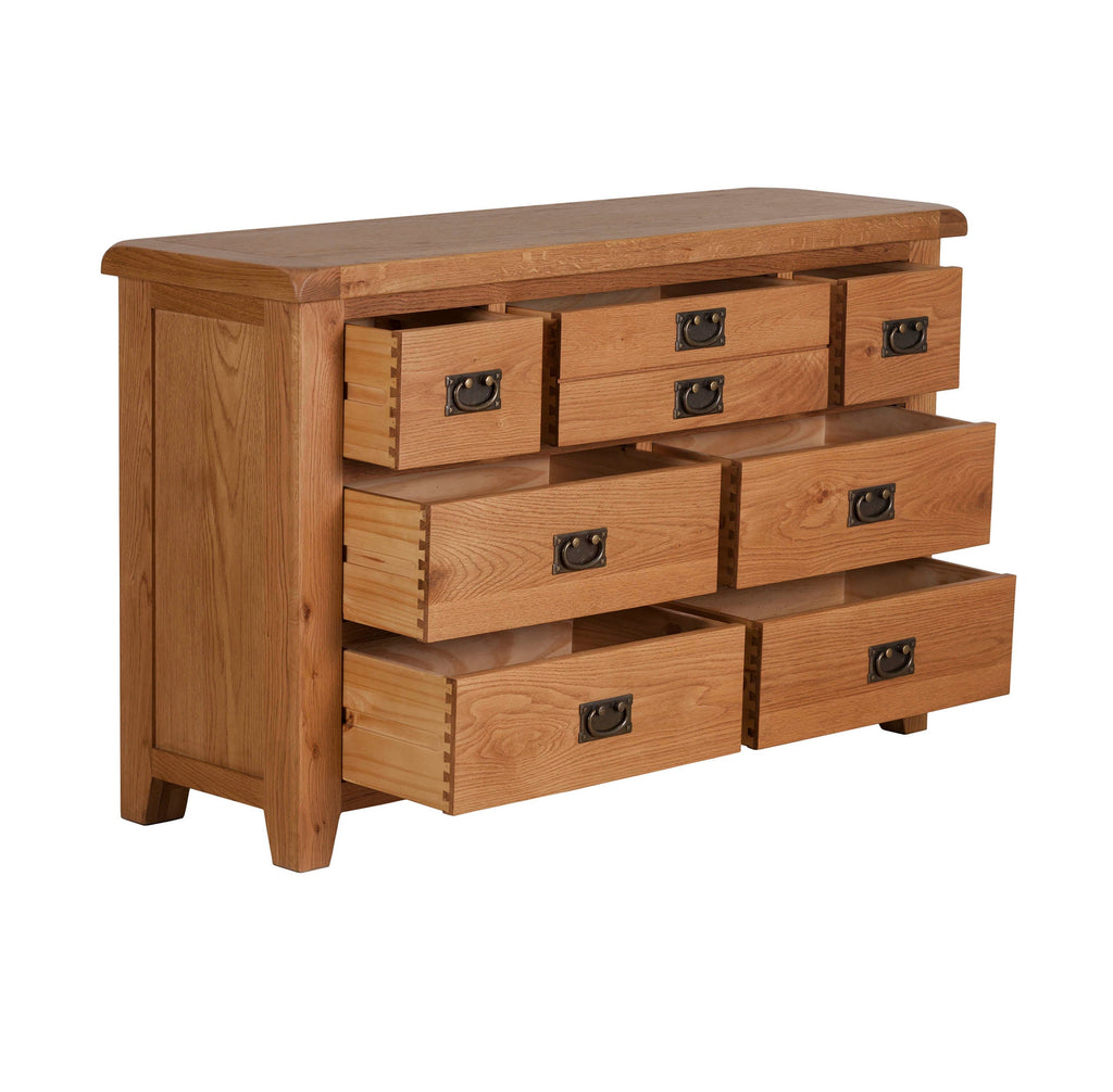Cambridge Oak 3 Over 4 Chest Of Drawers