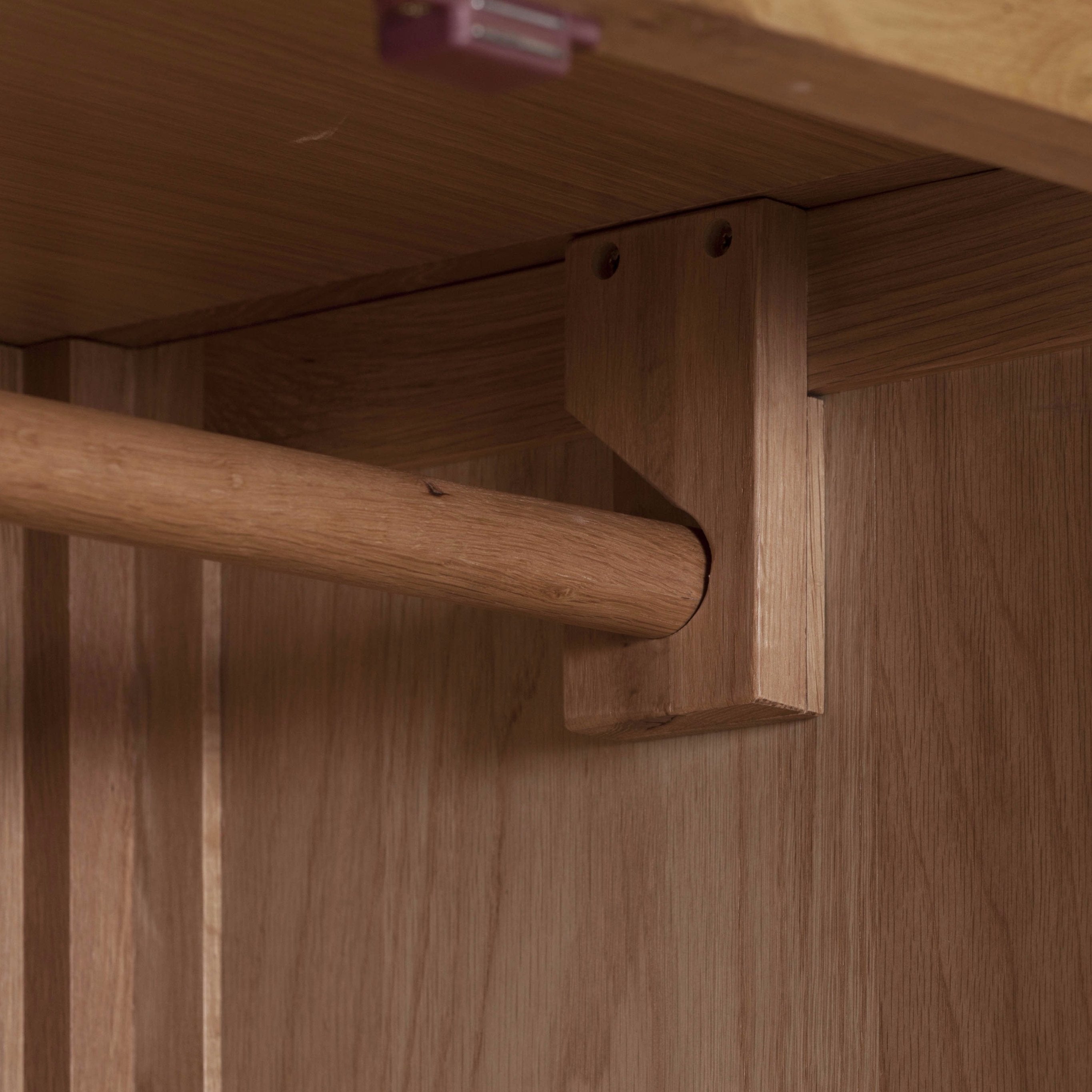 Cambridge Oak 3 Door 2 Drawer Wardrobe