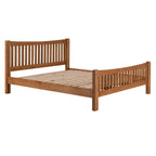 Cambridge Oak Curved 5ft Kingsize Bed