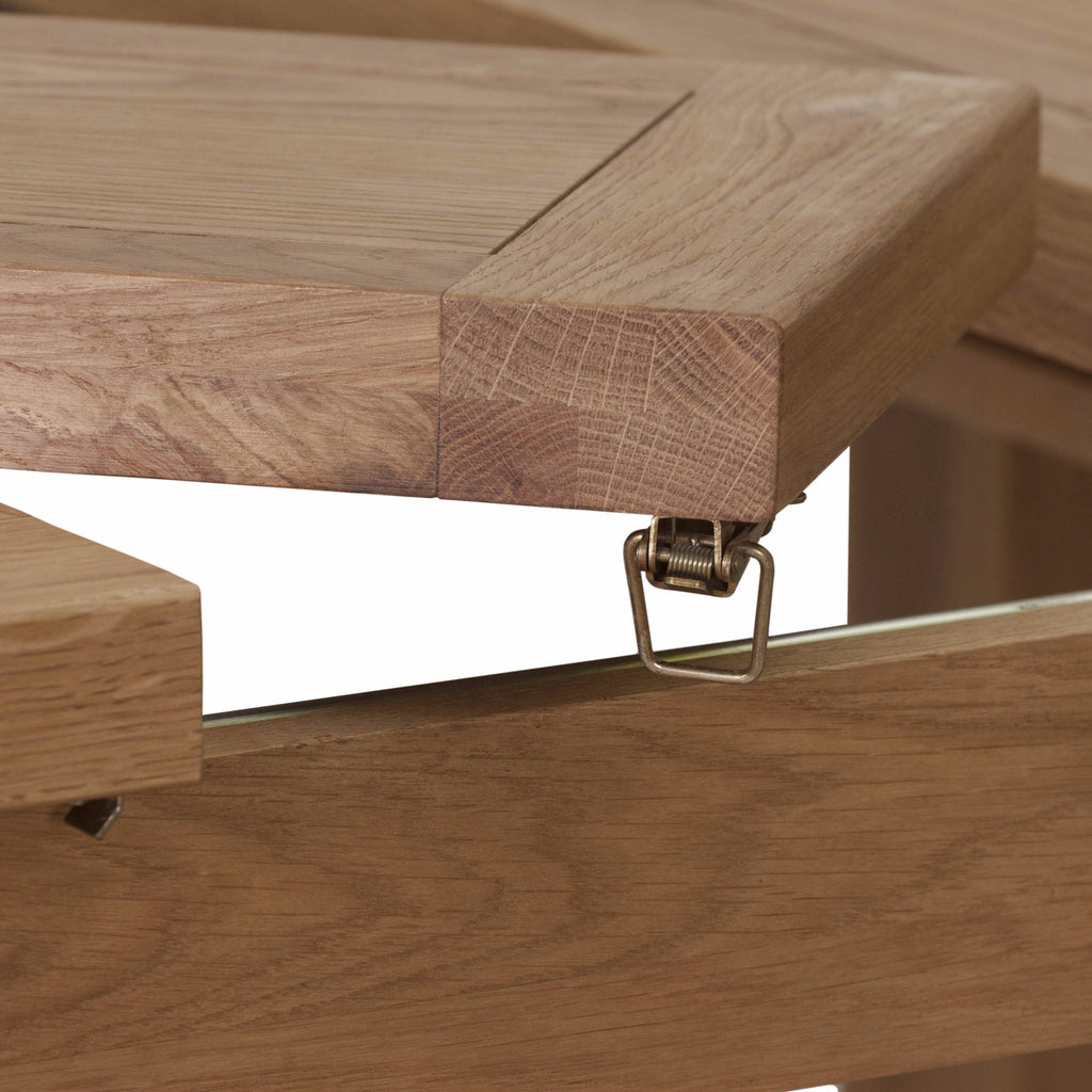 Cambridge Oak Small Extending Dining Table (1.2 m-1.5 m)