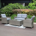 Milan Garden 2 Seater Sofa and Chair Set