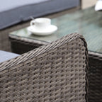 Milan Garden 2 Seater Sofa and Chair Set