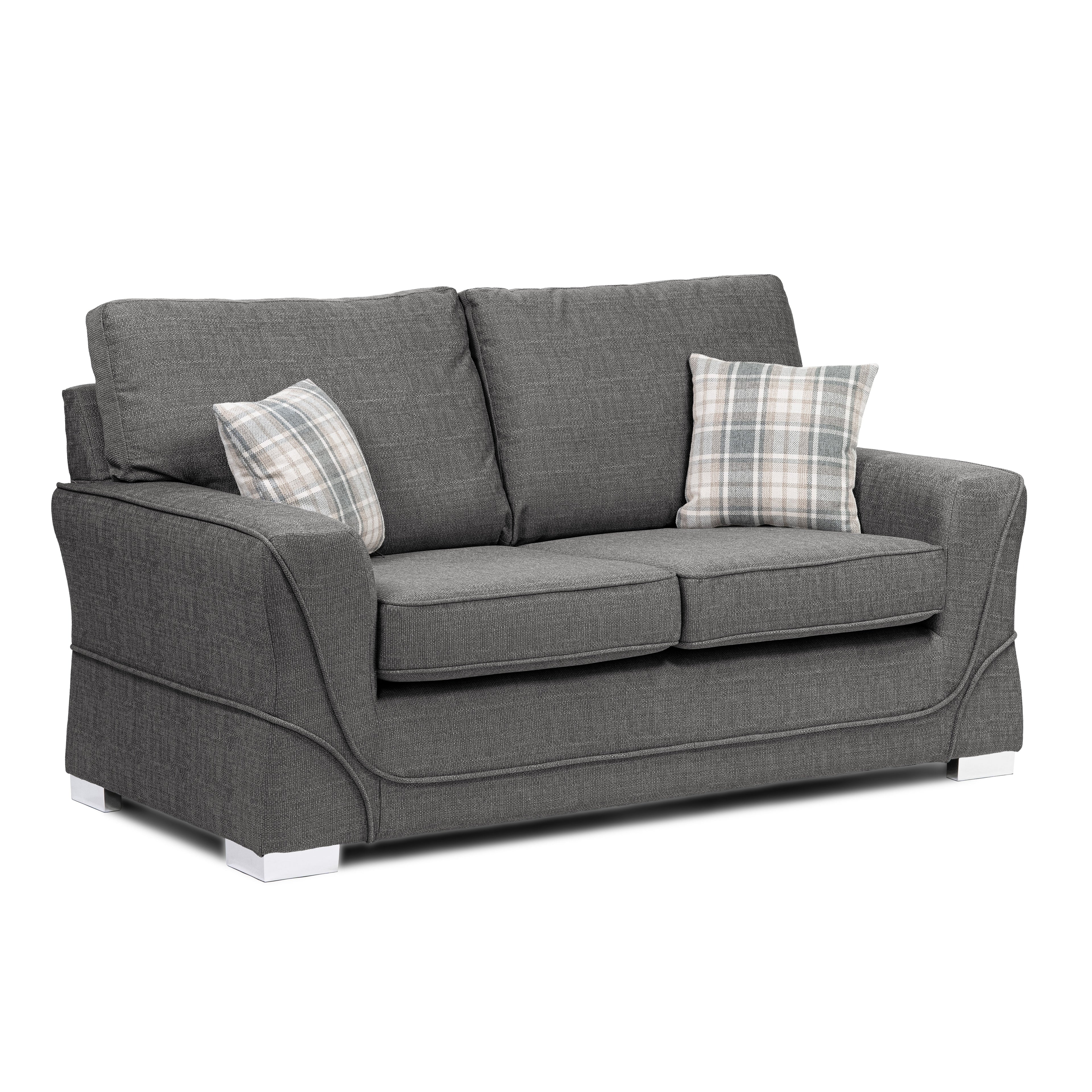 New York Grey 2 Seater Sofa