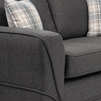 New York Grey 2 Seater Sofa