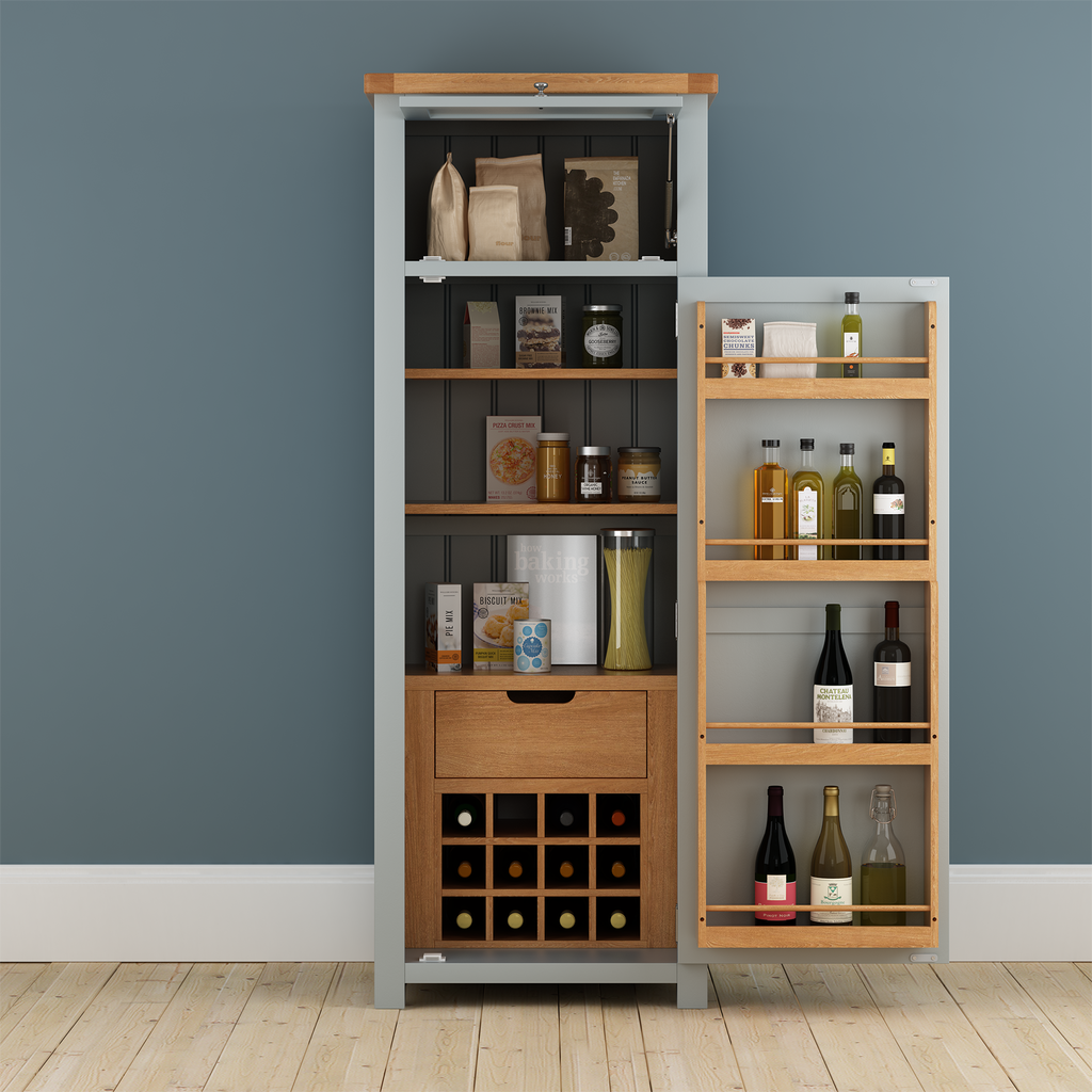 Cambridge Grey Painted Oak Pantry Unit