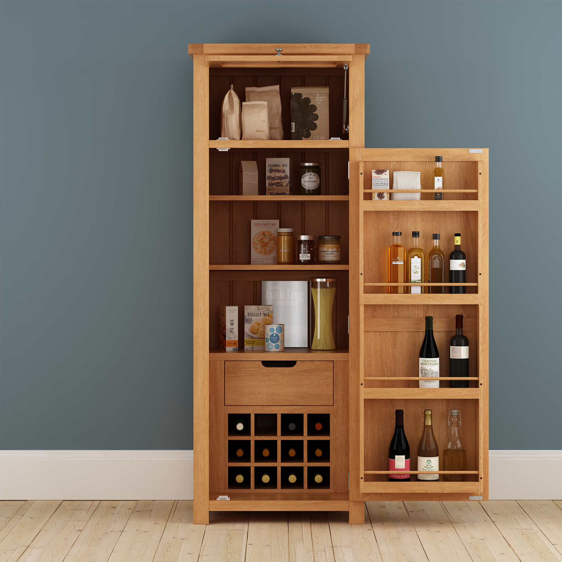 Cambridge Oak Pantry Unit