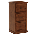 Oxford Antique Pine 3 Drawer Filing Cabinet