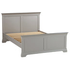 Chantilly Pebble Grey 4ft 6' Double Bed