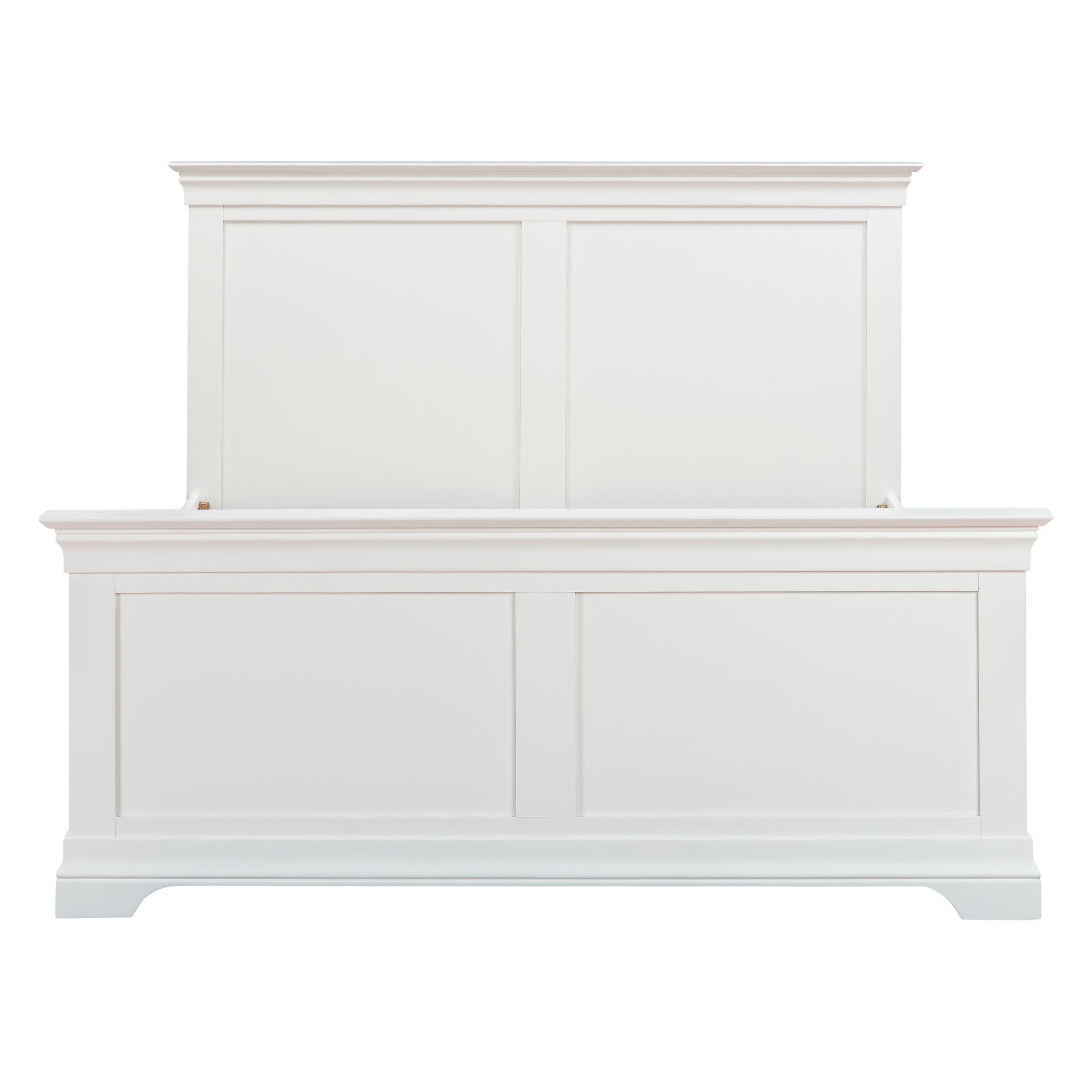 Chantilly Warm White 4ft 6' Double Bed