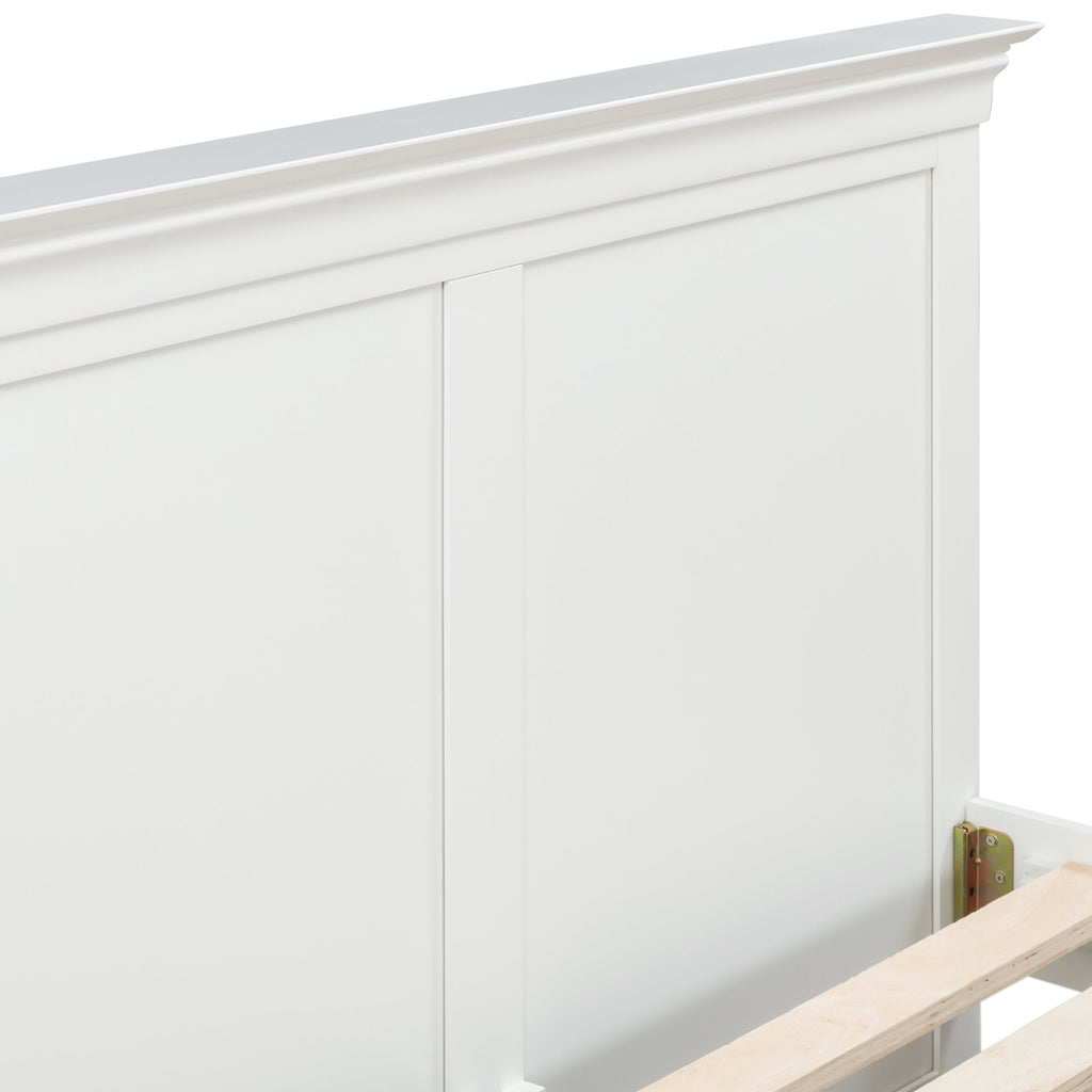 Chantilly Warm White 4ft 6' Double Bed