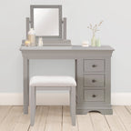 Chantilly Pebble Grey Stool
