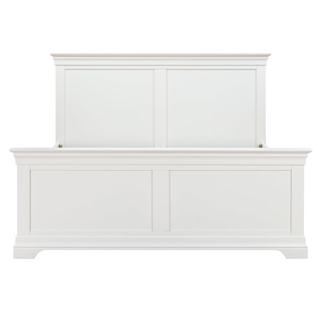 Chantilly Warm White 5ft Kingsize Bed