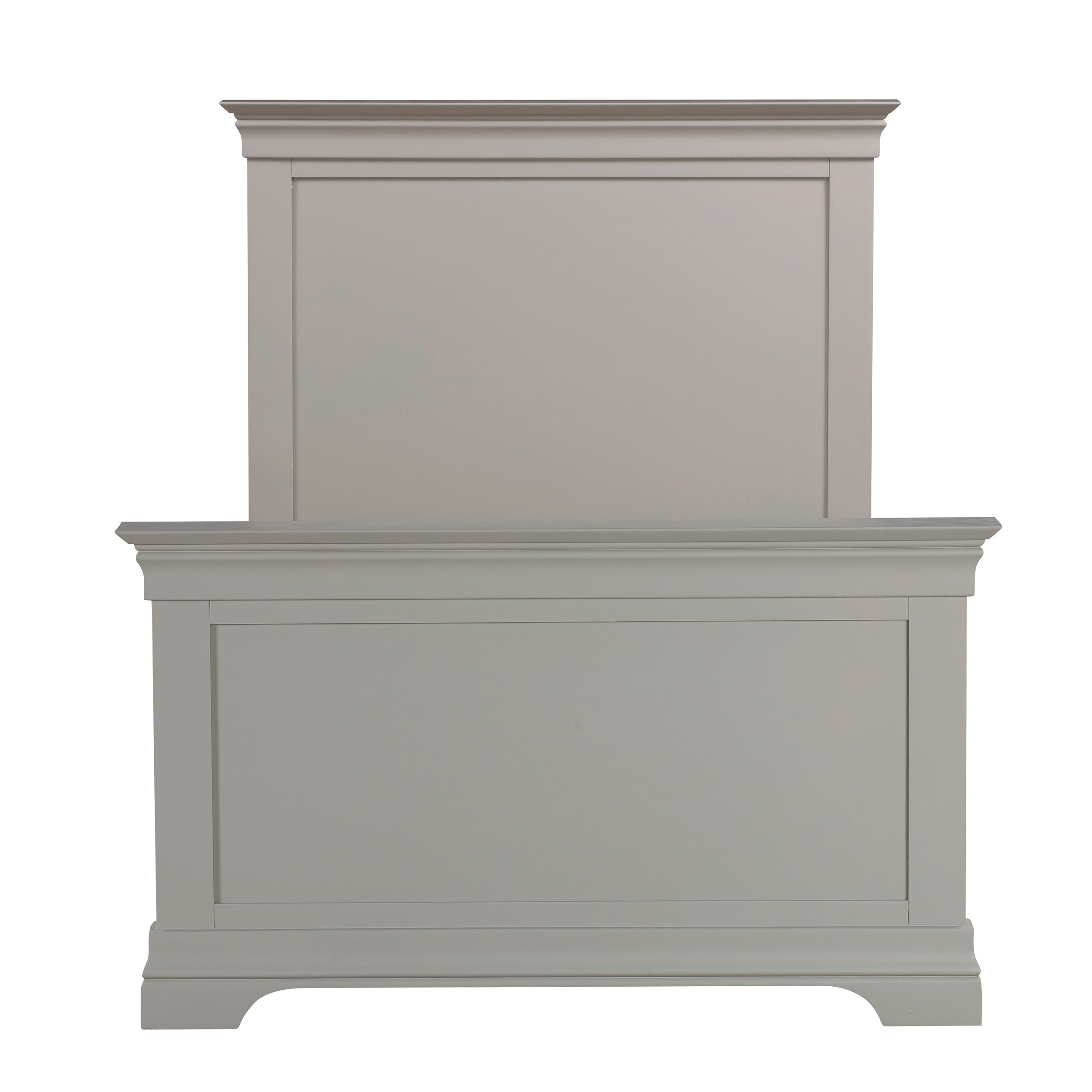 Chantilly Pebble Grey 3ft Single Bed