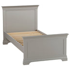 Chantilly Pebble Grey 3ft Single Bed