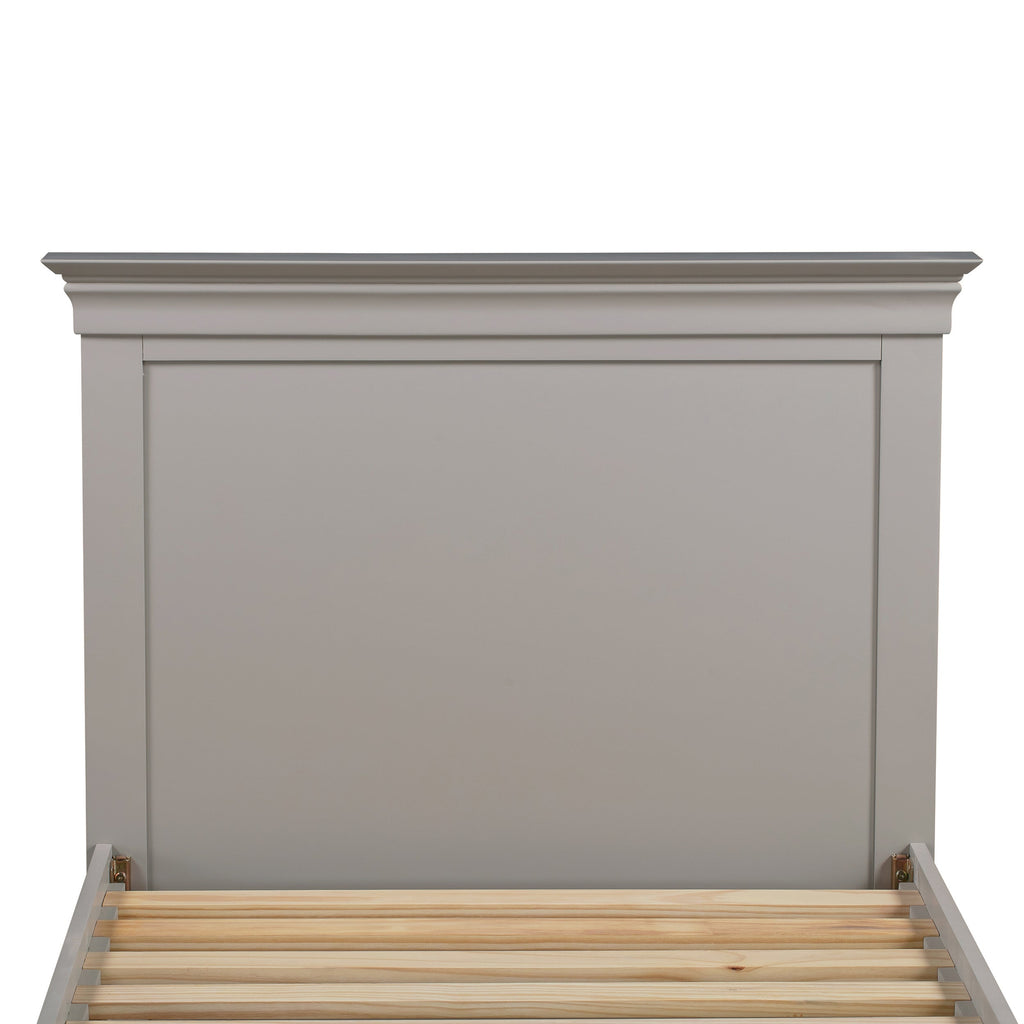 Chantilly Pebble Grey 3ft Single Bed