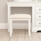 Chantilly Warm White Stool