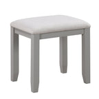 Chantilly Pebble Grey Stool