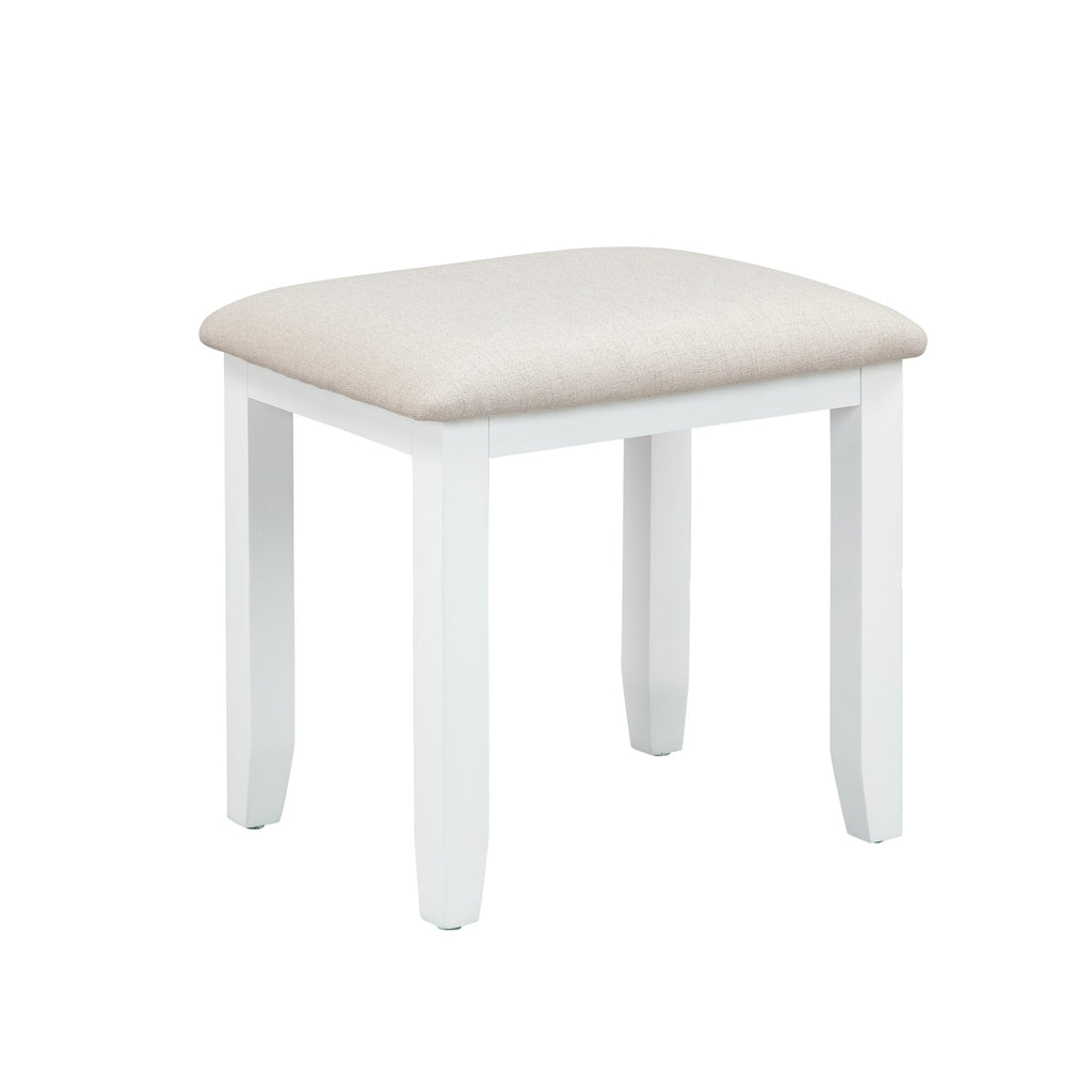 Chantilly Warm White Stool