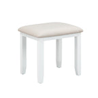 Chantilly Warm White Stool