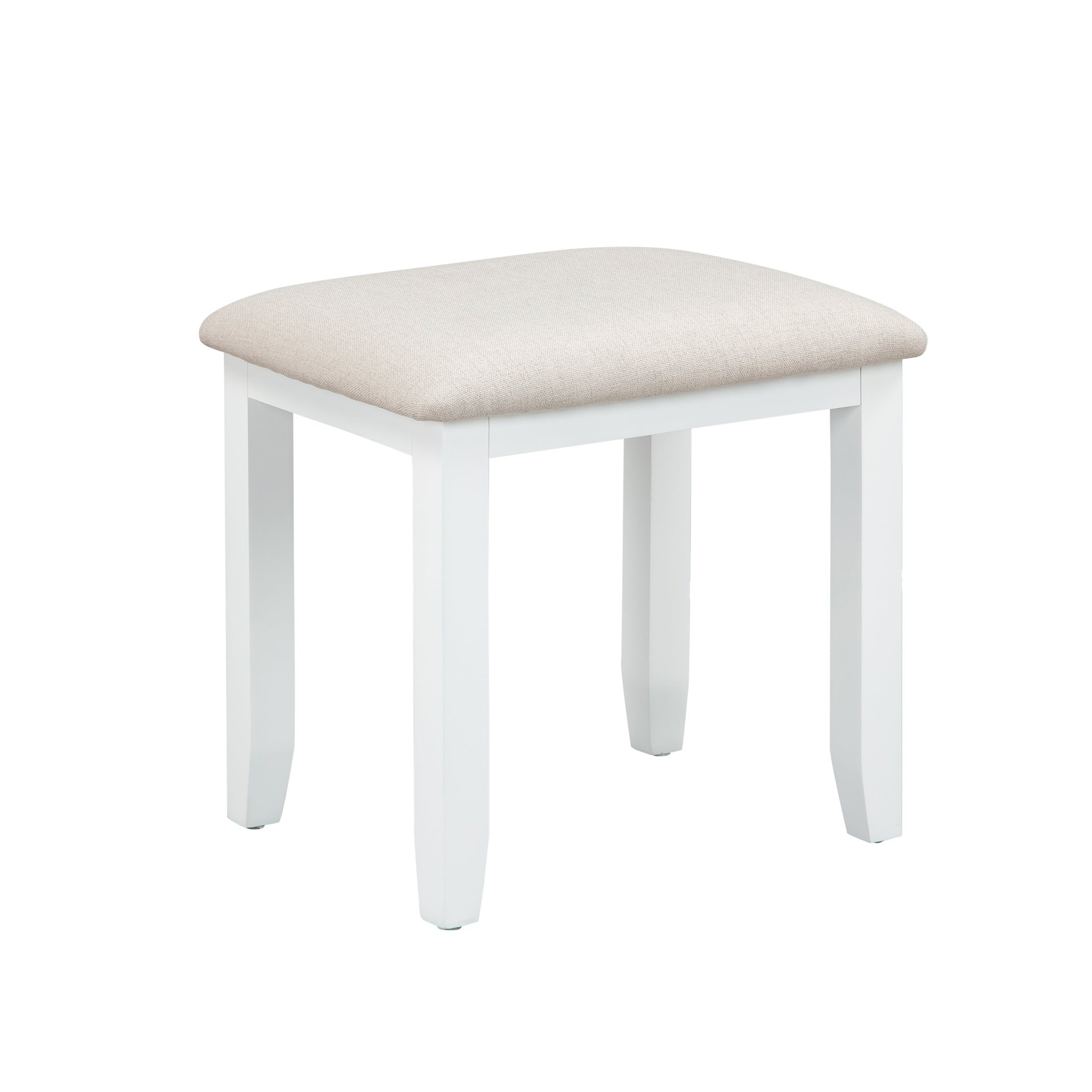 Chantilly Warm White Stool