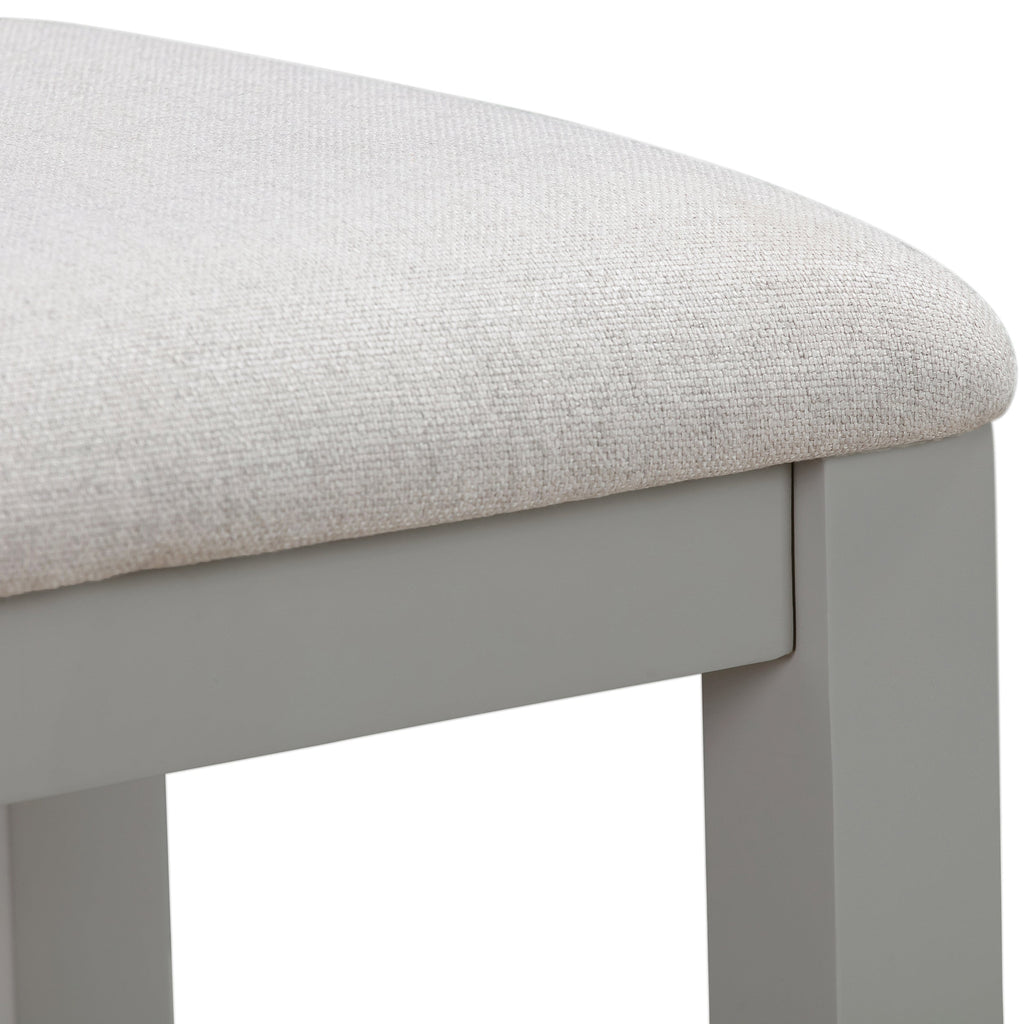 Chantilly Pebble Grey Stool
