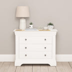 Chantilly Warm White 3 Drawer Chest