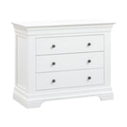 Chantilly Warm White 3 Drawer Chest