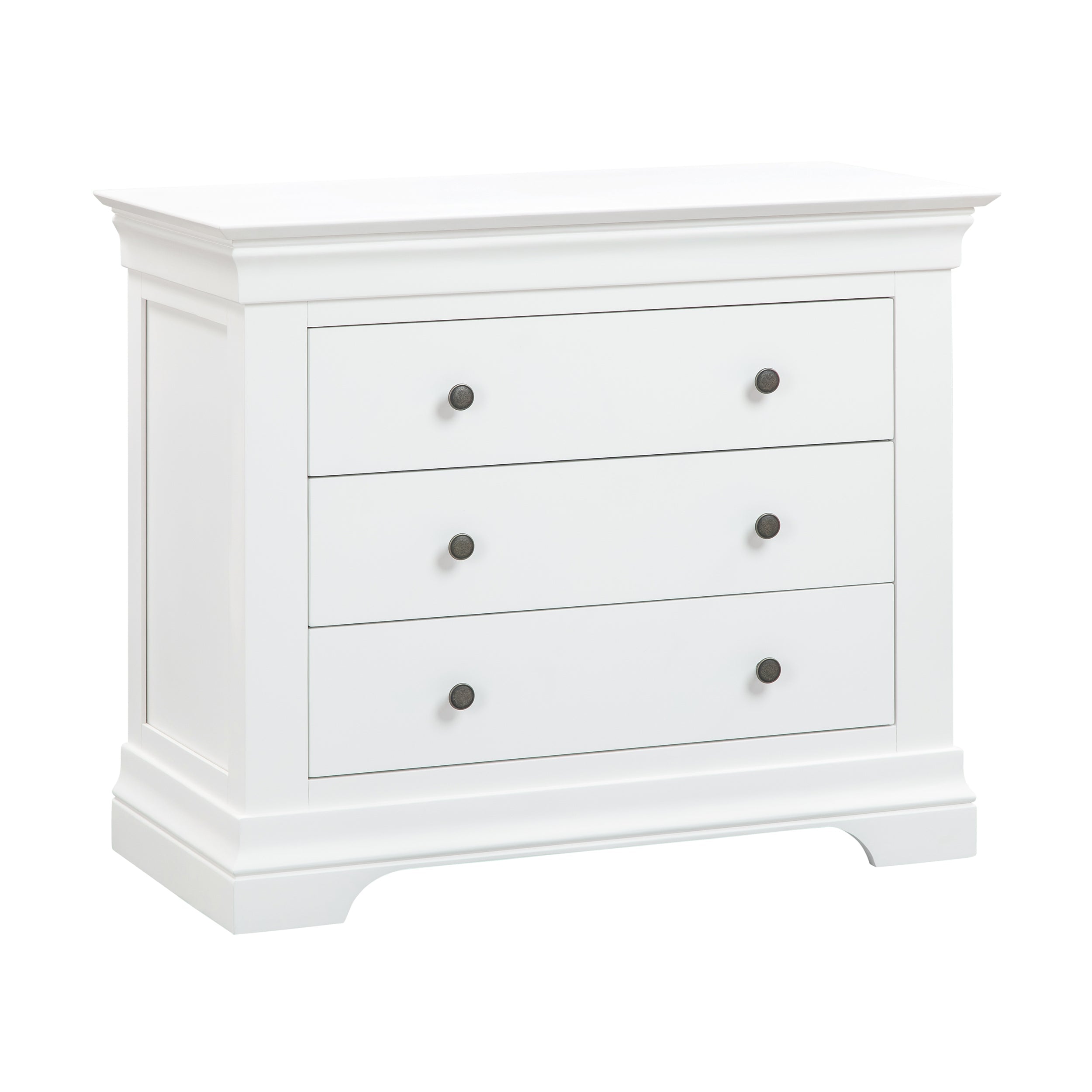 Chantilly Warm White 3 Drawer Chest