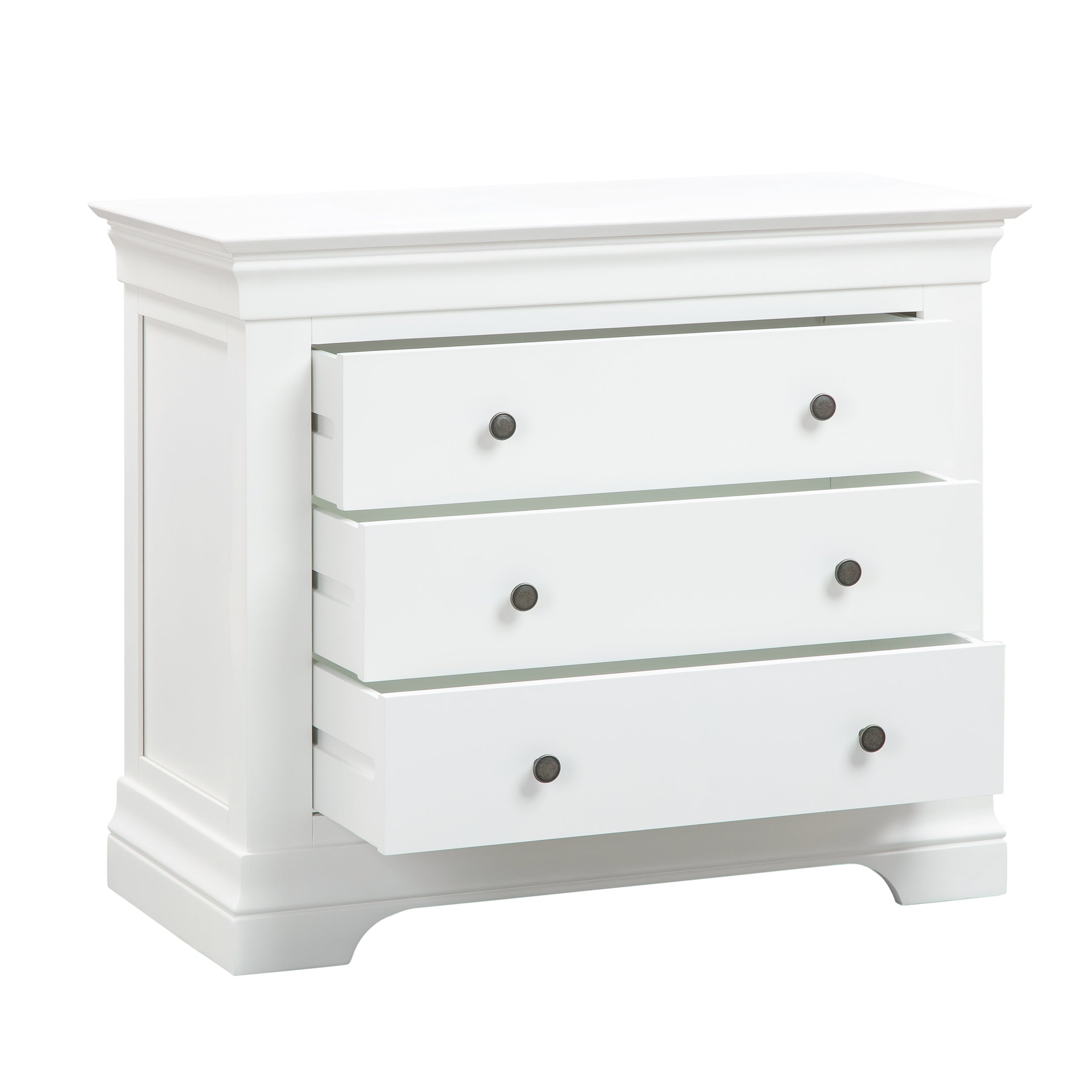Chantilly Warm White 3 Drawer Chest