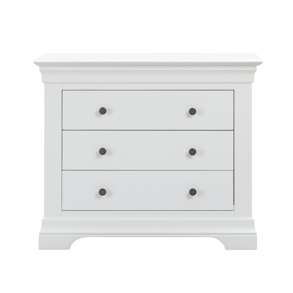 Chantilly Warm White 3 Drawer Chest