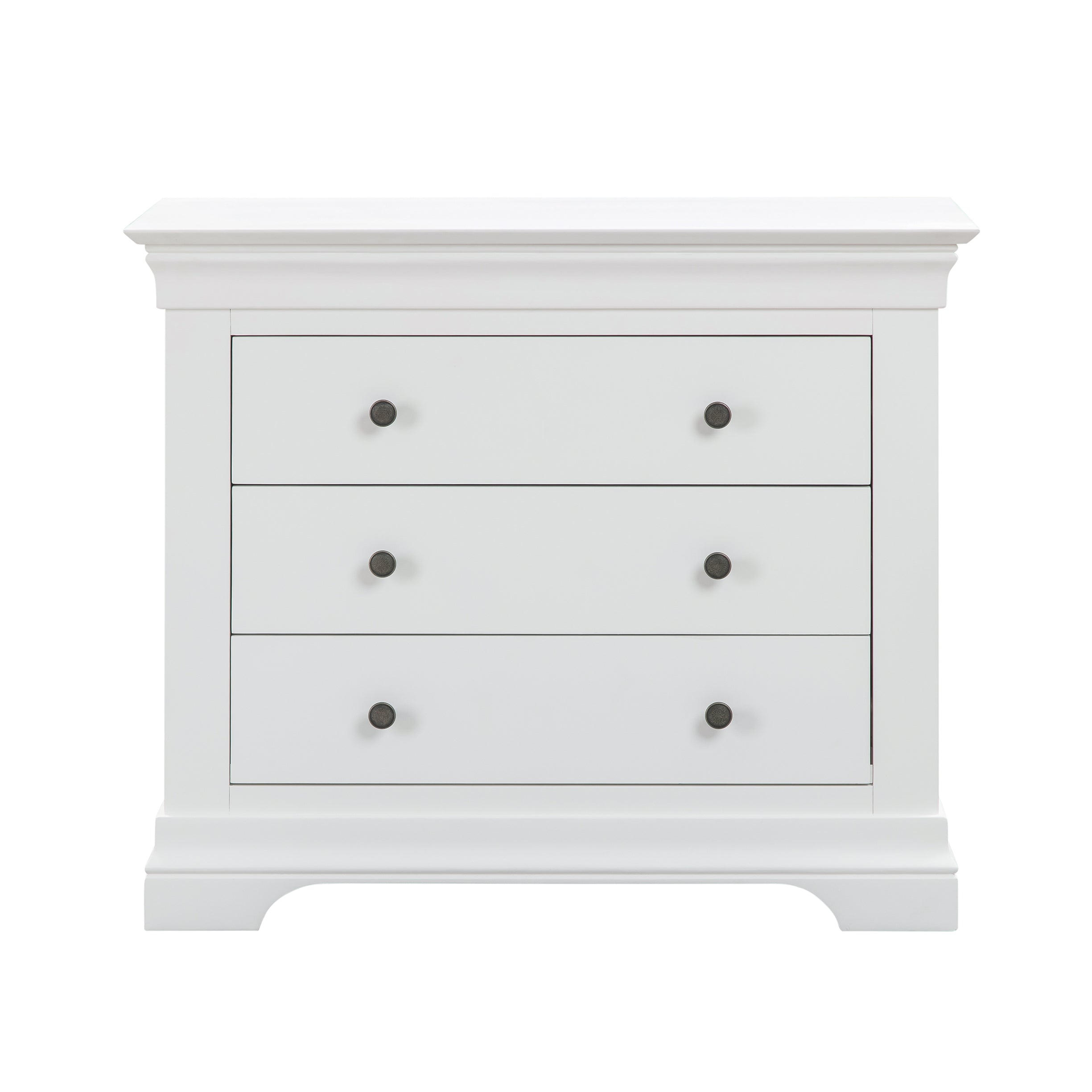 Chantilly Warm White 3 Drawer Chest