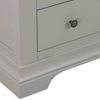 Chantilly Pebble Grey 3 Drawer Chest
